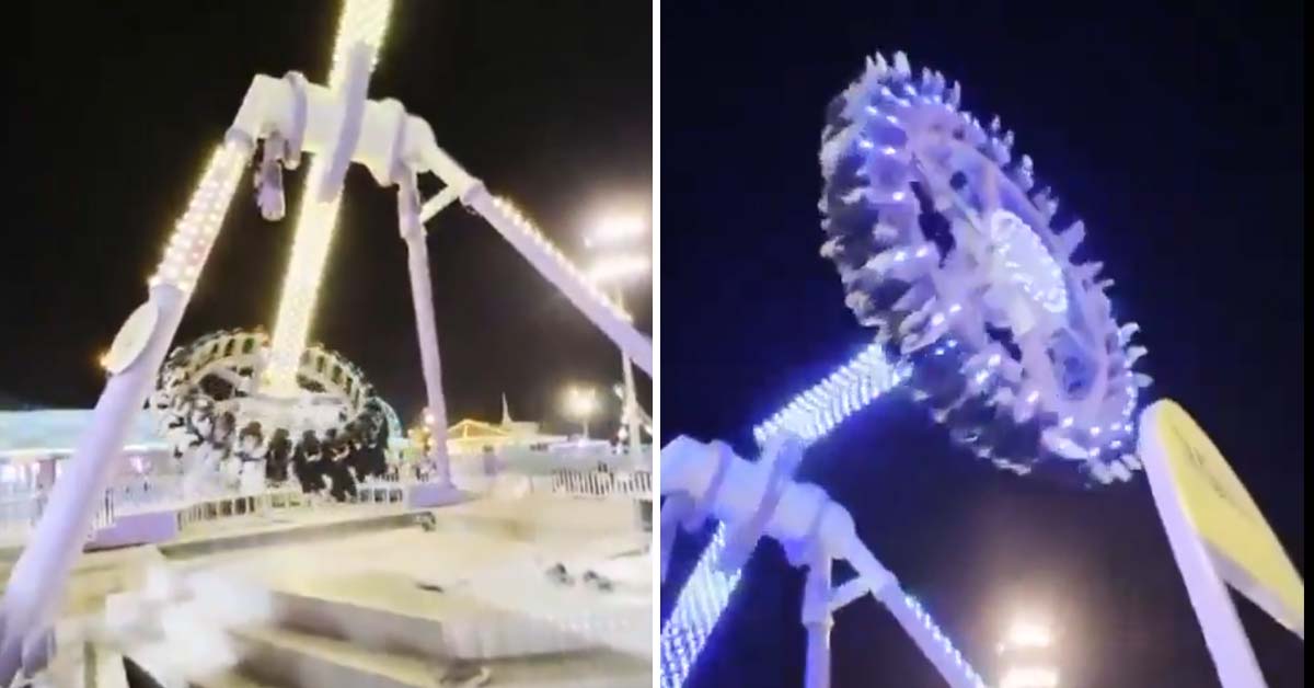Carnival Ride Breaks, Sends Kids Flying