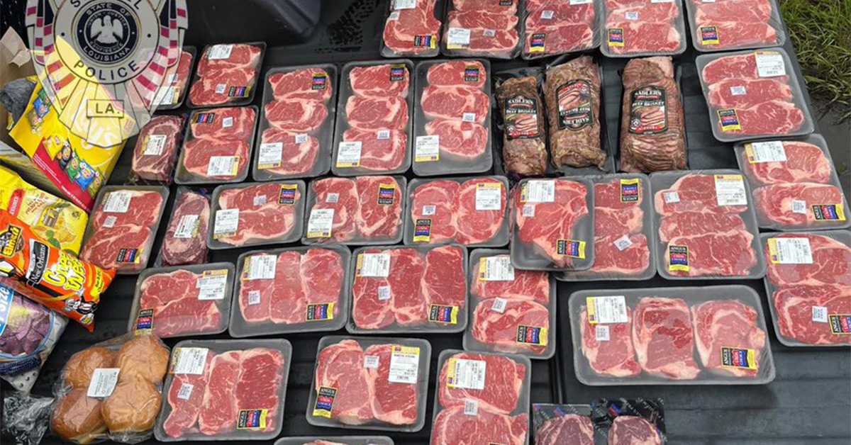$1,500 Worth of Stolen Steaks Recovered in Louisiana