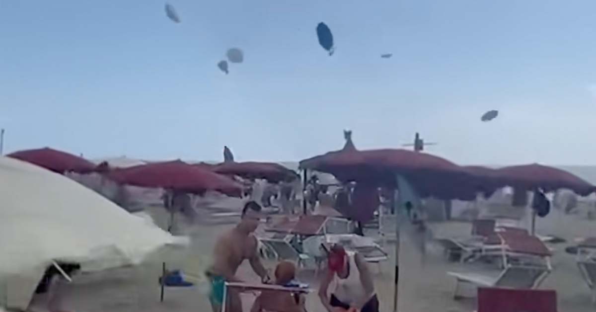 Italian Resort Town Rocked by Sudden Mini-Tornado and Waterspouts