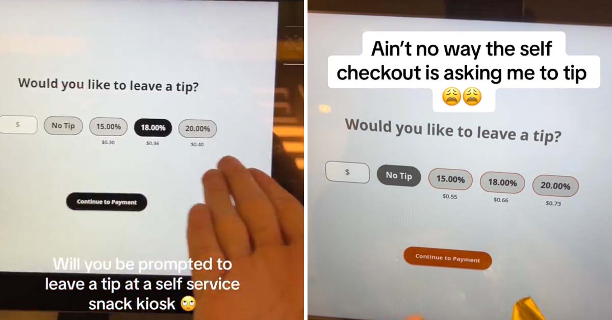 People Are Getting Really Sick of Being Asked to Tip at Self-Checkout