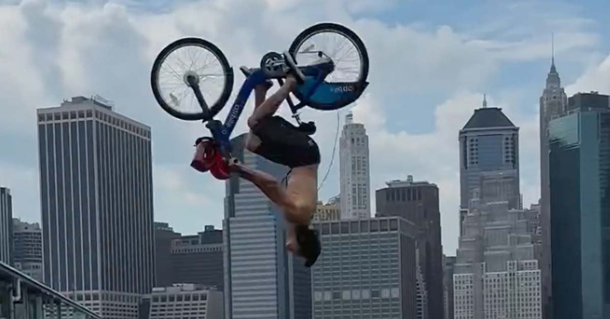 These Guys Are Destroying Public Bikes in the Most Fun Ways Possible