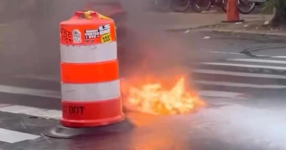 Two Manhole Covers in New York Randomly Exploded Yesterday