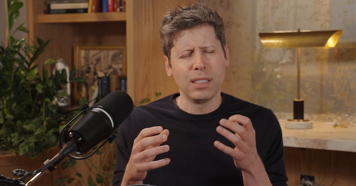 Sam Altman Says Gen Z Is Lucky to Be Replaced By A.I.