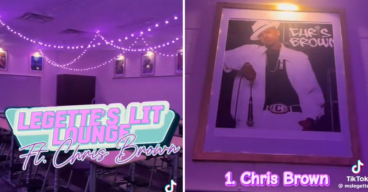 High School Teacher Gets Roasted for ‘Chris Brown-Themed’ Classroom