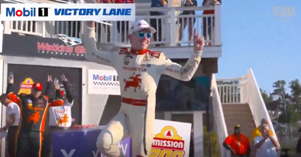 NASCAR Driver Knocks Himself Out While Trying to Get Out of Car