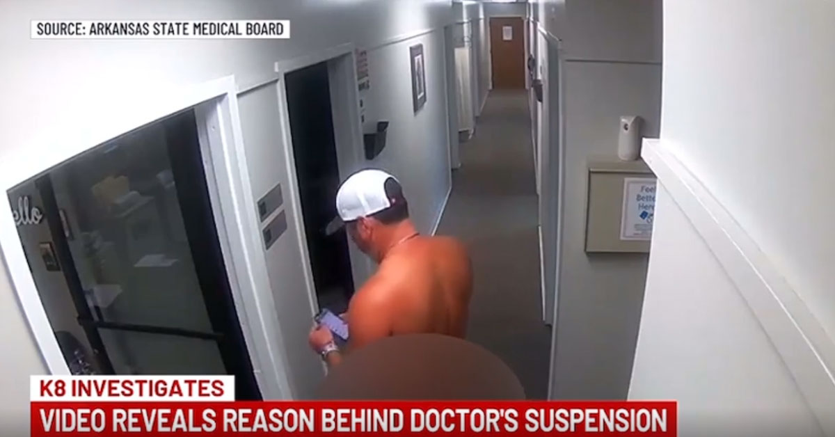 Doctor Loses License After Being Caught Walking Around Office Naked