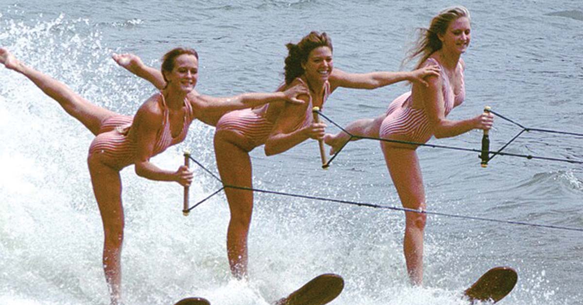 Water Skiers Who Clearly Have Lost Their Minds