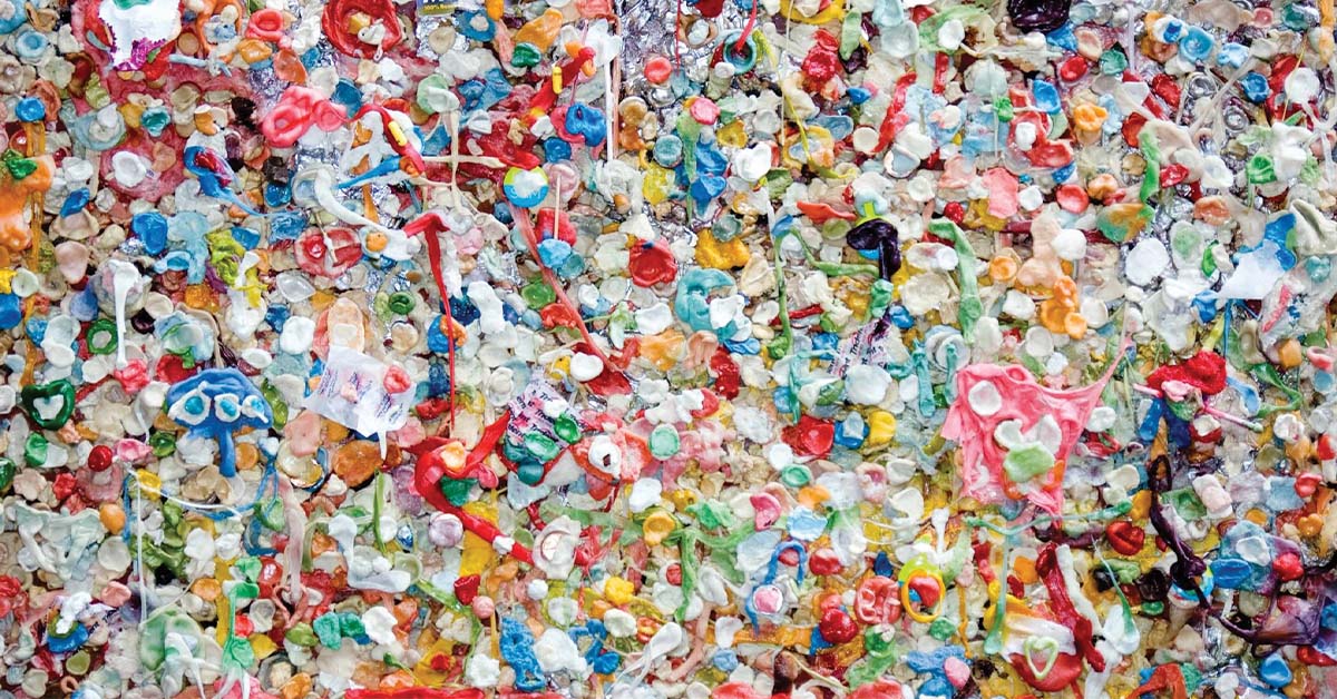 The 15 Weirdest Places People Have Stuck Chewing Gum