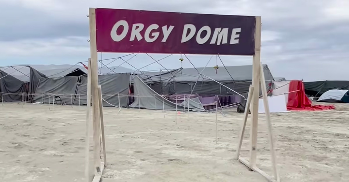 God Destroys Burning Man’s Hedonism Dome