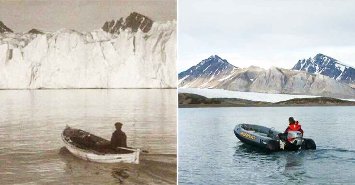 'Then and Now' Photos Illustrating Change Over Time