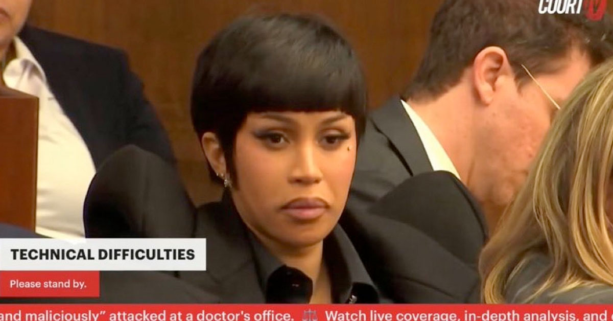 Cardi B Channels The Beatles’ Mop-Top Look in Court
