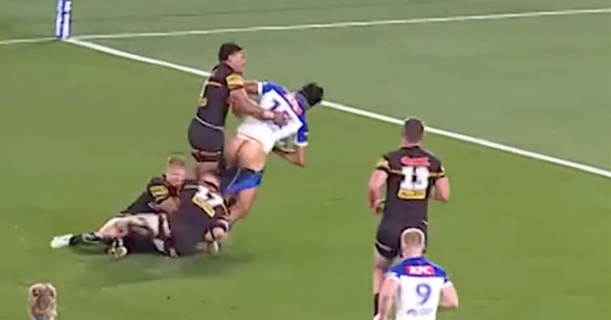 Rugby Player Accidentally Shows a Full Moon Mid-Game