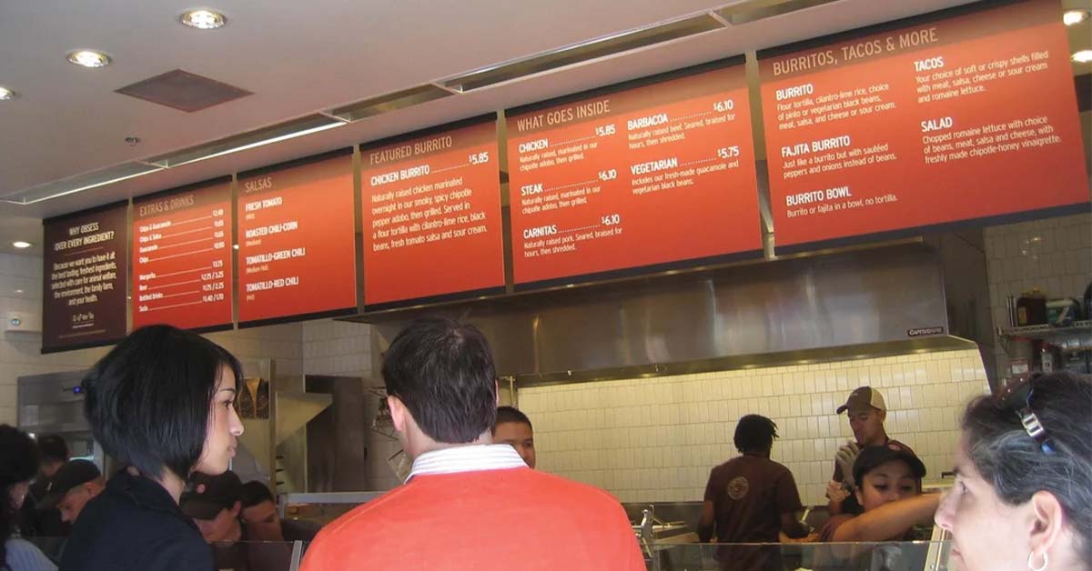 Menu Prices From Just Ten Years Ago Compared To Now