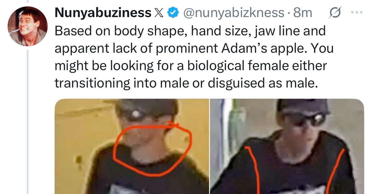 Internet Users Are Already Transvestigating the Alleged Charlie Kirk Shooter