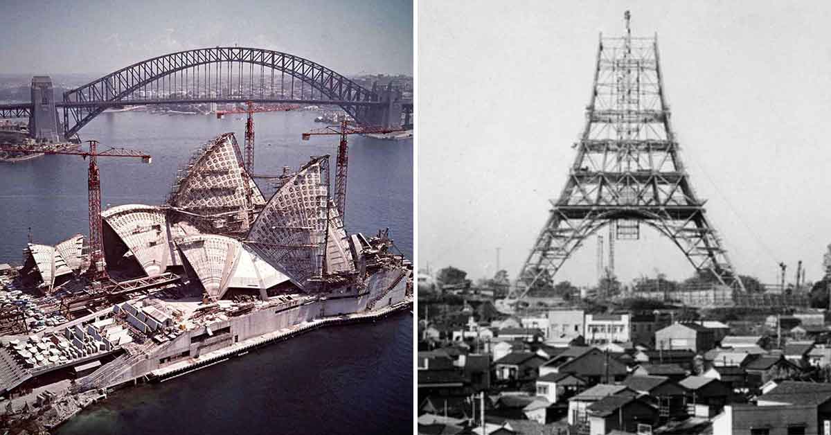 Rare Photos of Iconic Landmarks Under Construction
