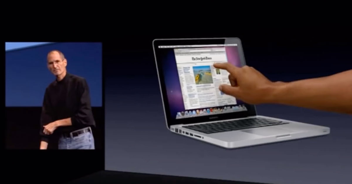 After Leaks Show Apple Is Going to Make Touchscreen Laptops, Clips Reemerge of Steve Jobs Making Fun of Touchscreen Laptops