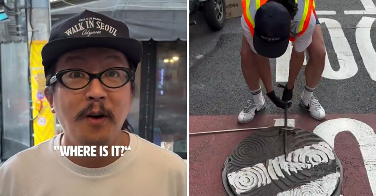 One Man Has Made a Viral Career Fixing Misaligned Manhole Covers