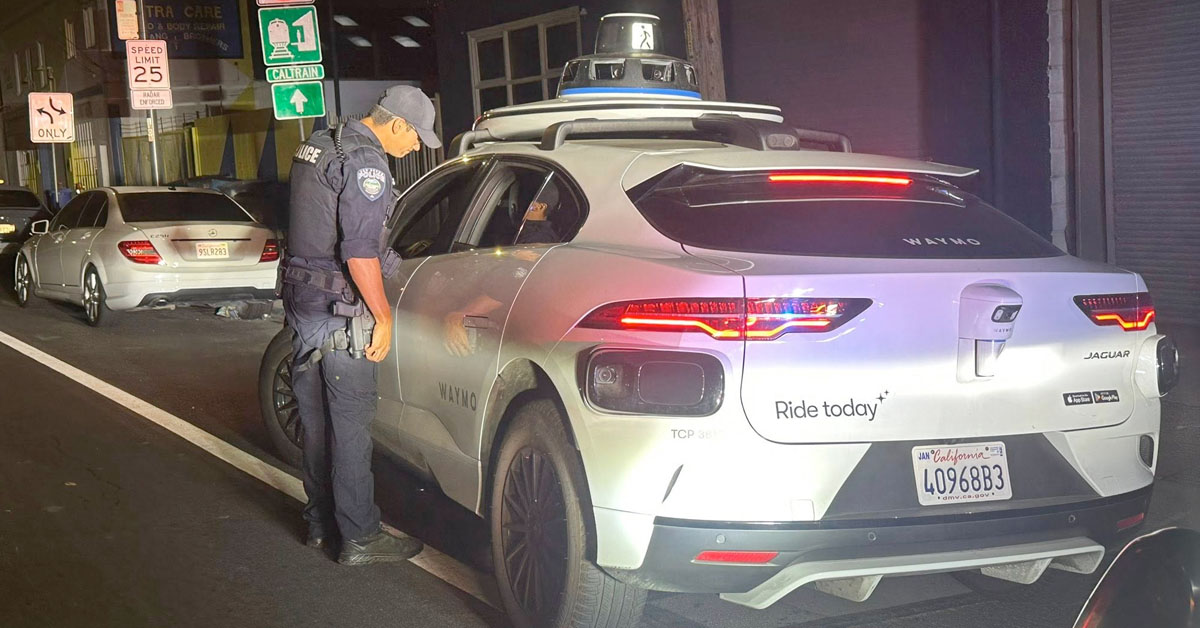 A Self-Driving Car Got Pulled Over for ‘Driving Under the Influence’