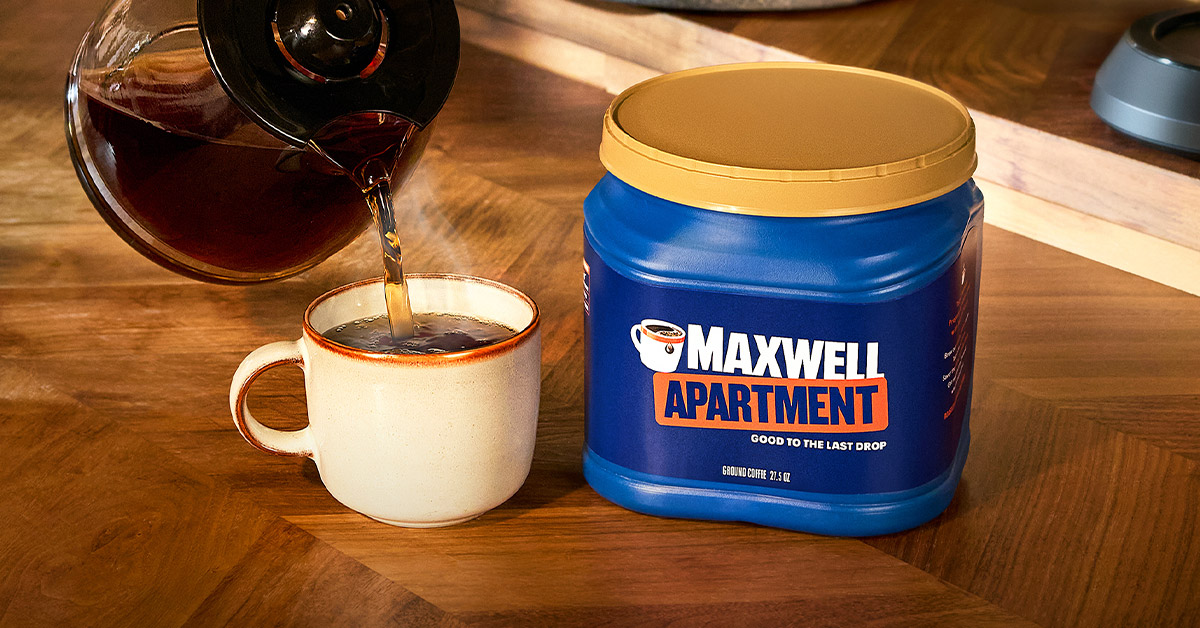 Maxwell House Coffee Rebrands as ‘Maxwell Apartment’ to Better Reflect the ‘Needs of Consumers’