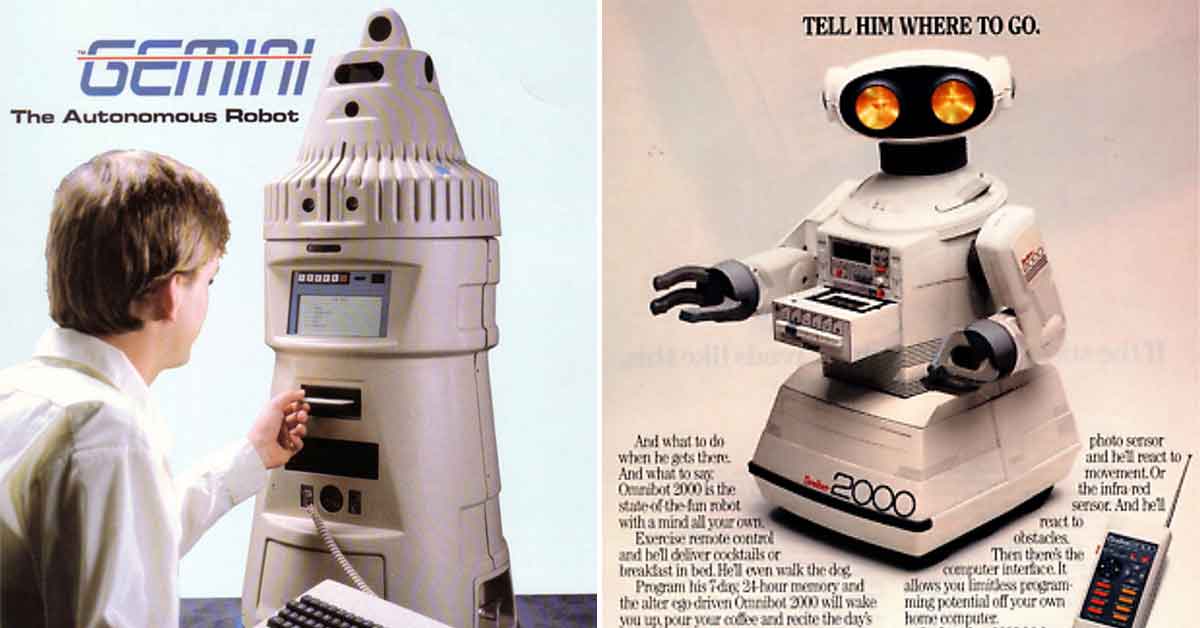 Defunct 1980s Robots That Just Couldn't Cut It