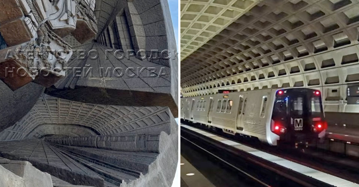 Russian Monument to Moscow Metro Accidentally Features Metro in Washington, D.C.