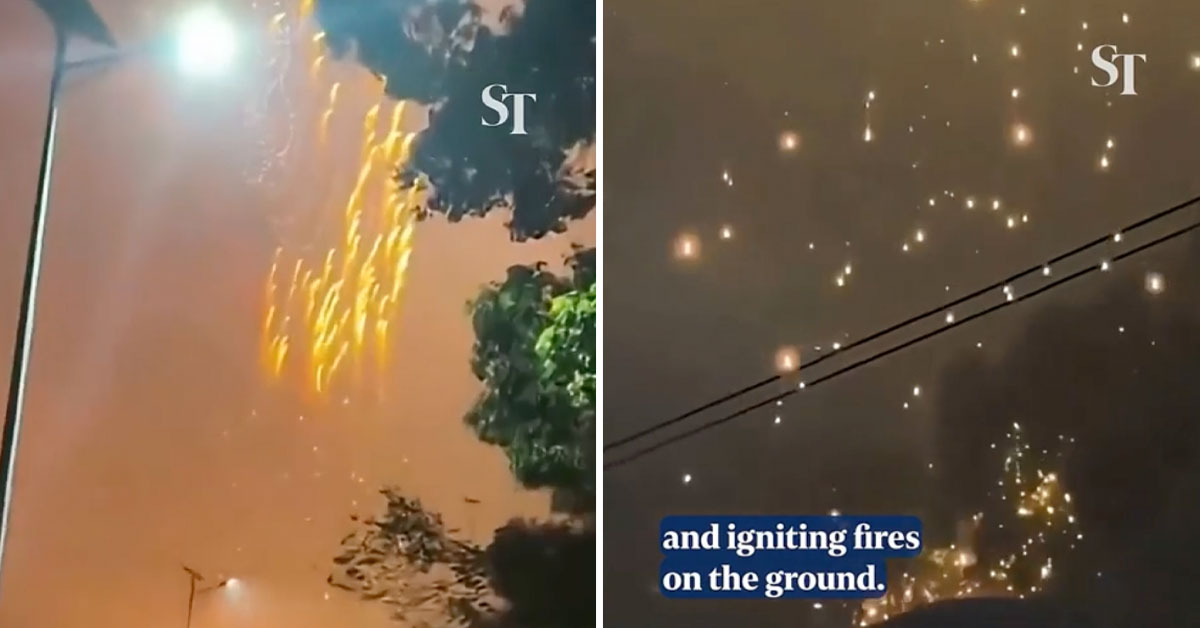 Malfunctioning Drone Display Causes Fireballs to Fall From the Sky