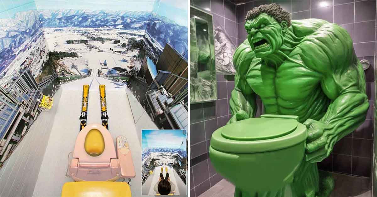 Weird and Wacky Toilets We'd Still Use in a Pinch