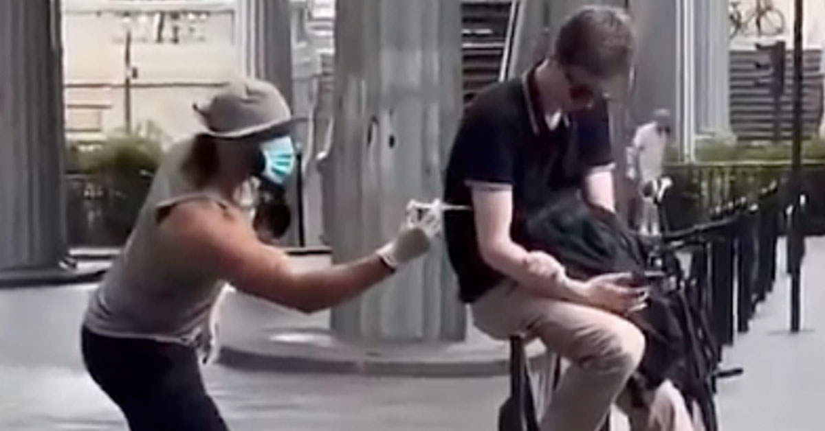 French Influencer Jailed After Pretending to Inject Strangers With a Syringe