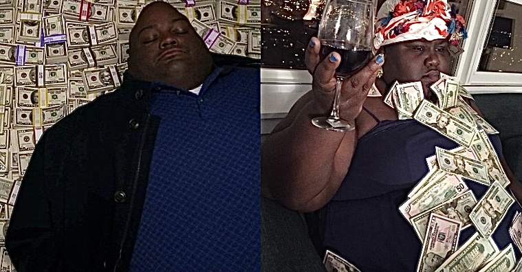 Lucky Ducks In Their Natural Habitat