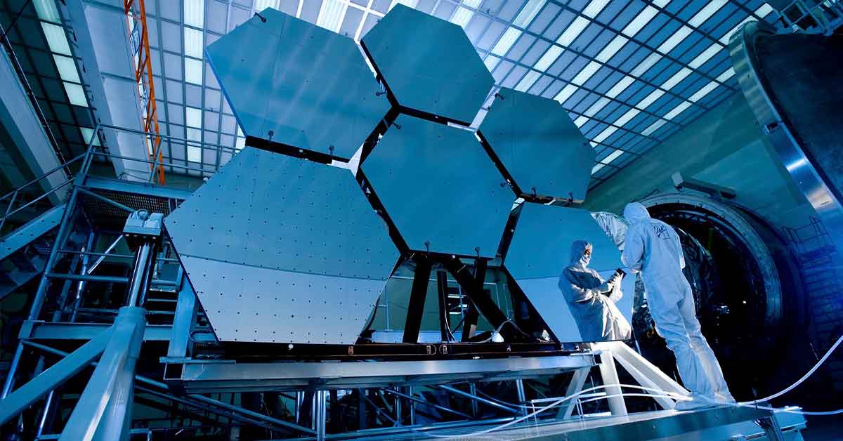 The James Webb Telescope Inside and Under Construction