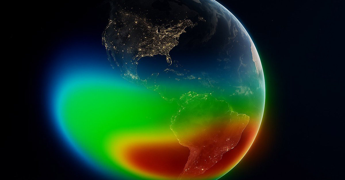 There's a Growing 'Dent' In Earth's Magnetic Field