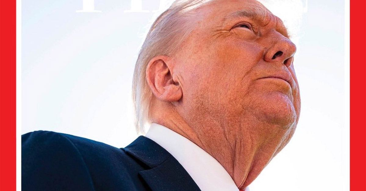 Trump Attacks Unflattering Time Cover Photo of His 'Neck-ussy'