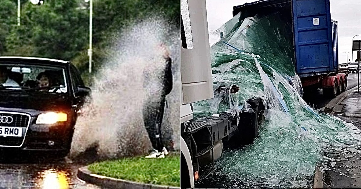 Photos Where Somebody Took It On The Chin