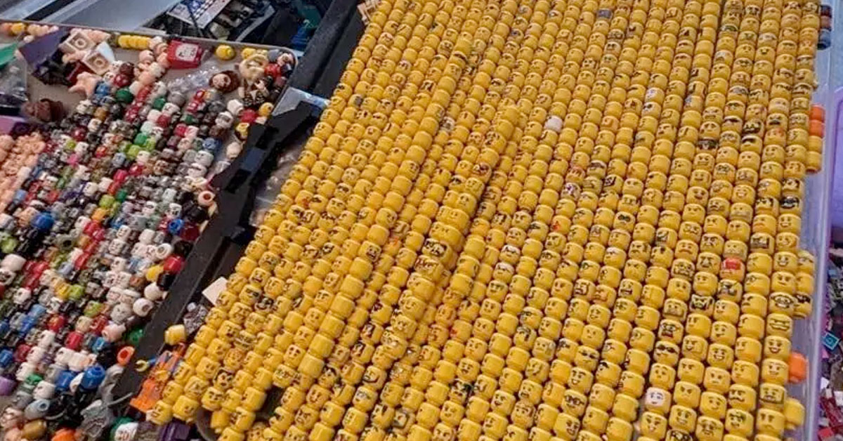 Man Arrested for Stealing Hundreds of Lego Heads