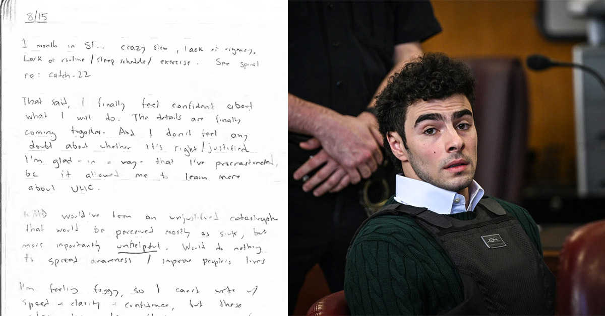 The New York Times Leaked Luigi Mangione's Diary