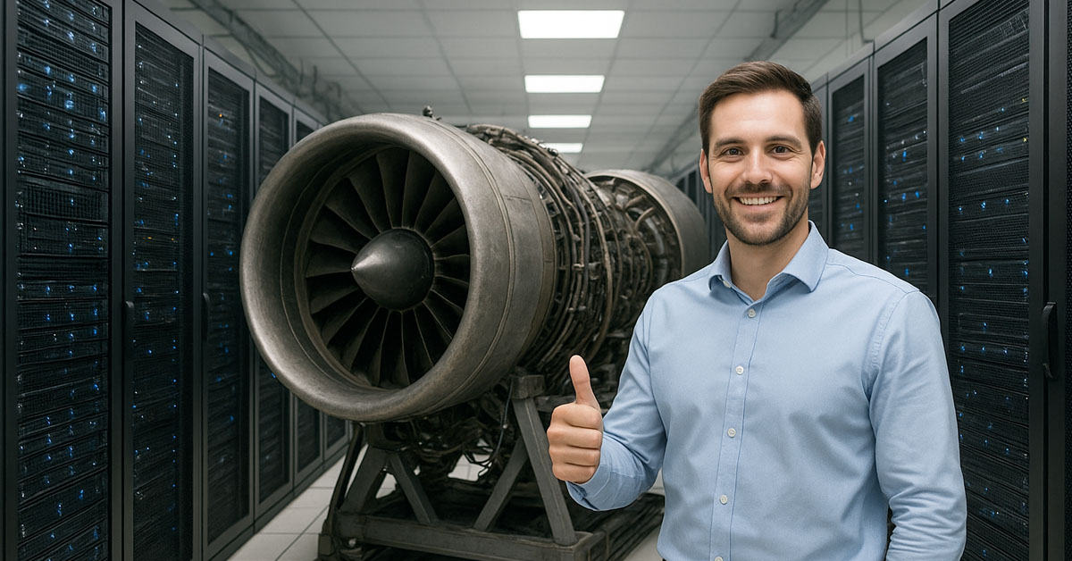 AI Data Centers Are Now Using Jet Engines to Power Their Servers