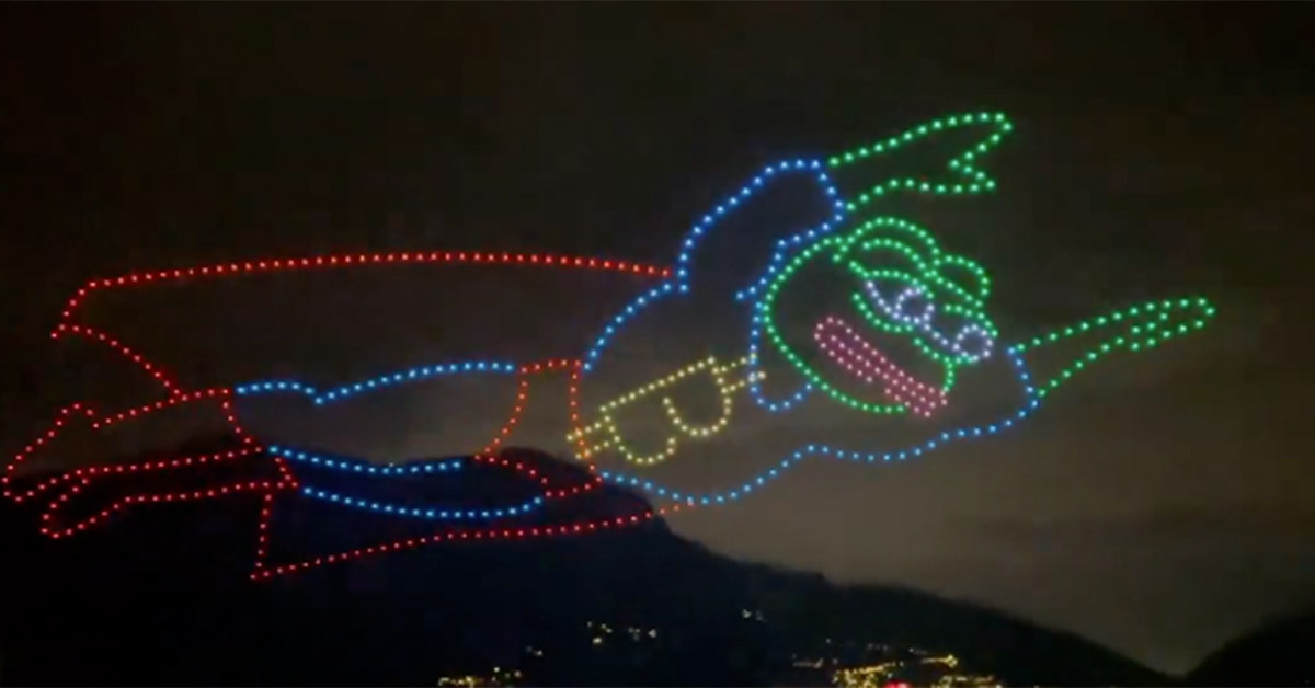 A Bitcoin Event Just Held the Cringiest Drone Show You’ll Ever See 