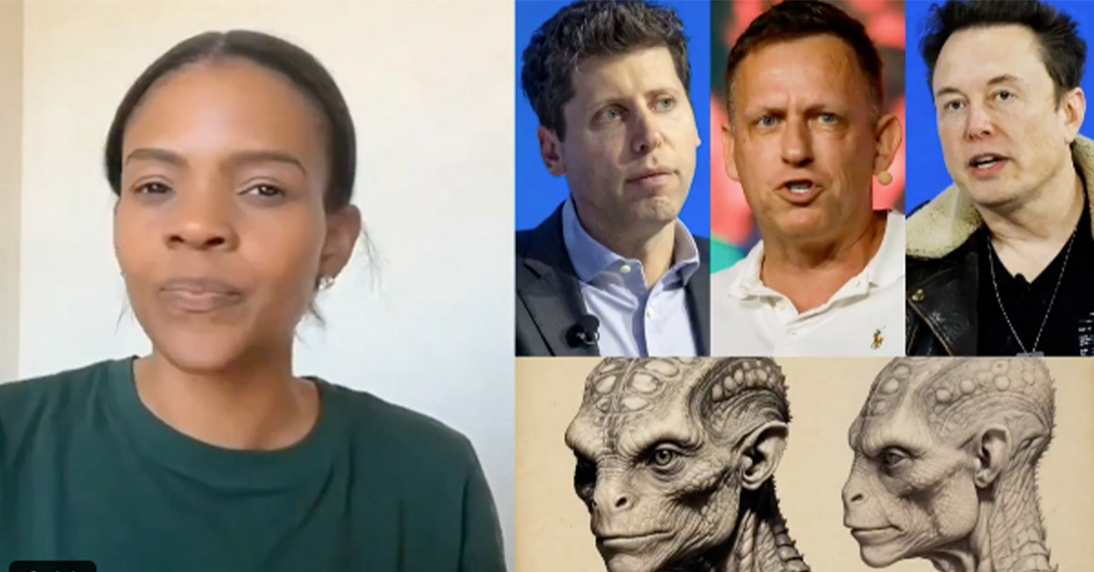Candace Owens Thinks Elon Musk, Sam Altman and Peter Thiel Are Human-Alien Hybrids 