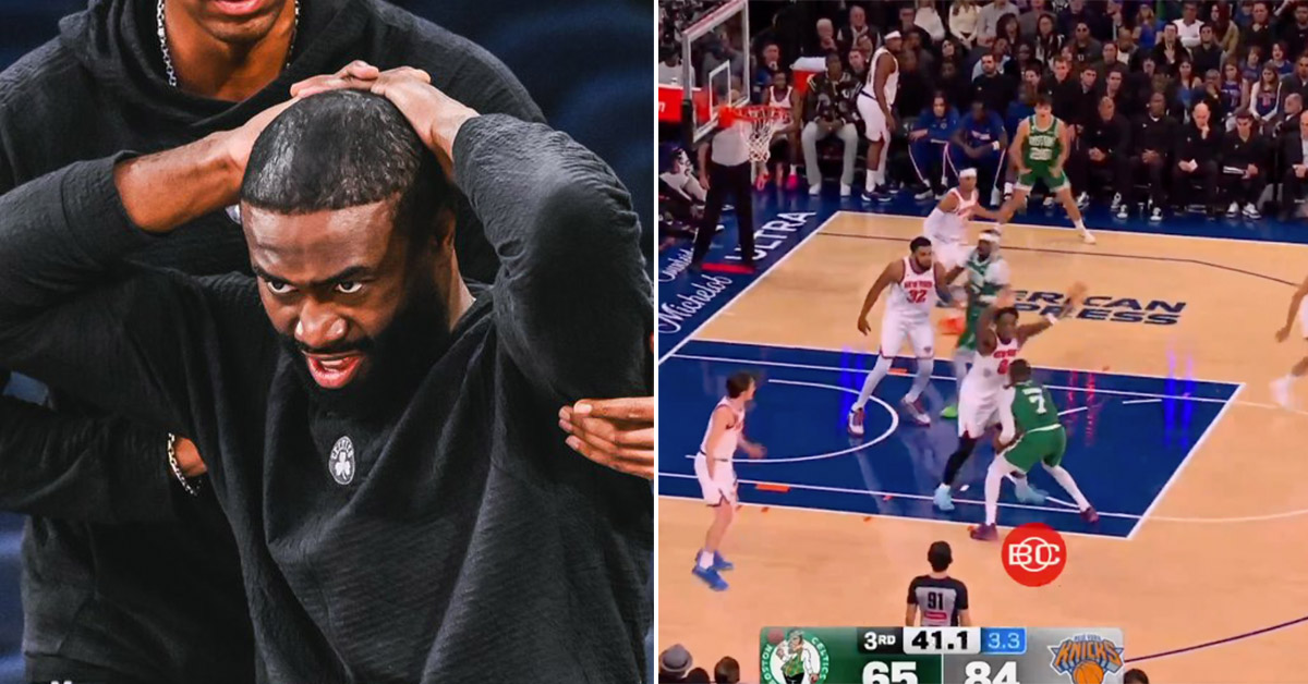 Jaylen Brown Contemplates Going to Turkey After His Fake Hairline Rubbed Off Mid-Game