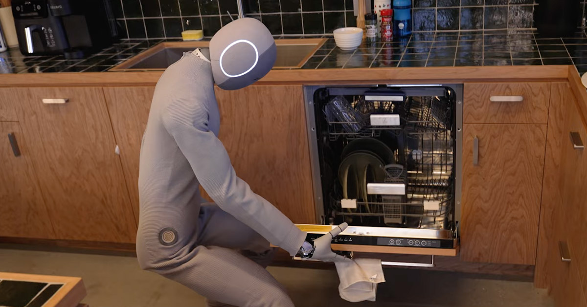 NEO, the $20,000 Home Robot, Can’t Close a Dishwasher 