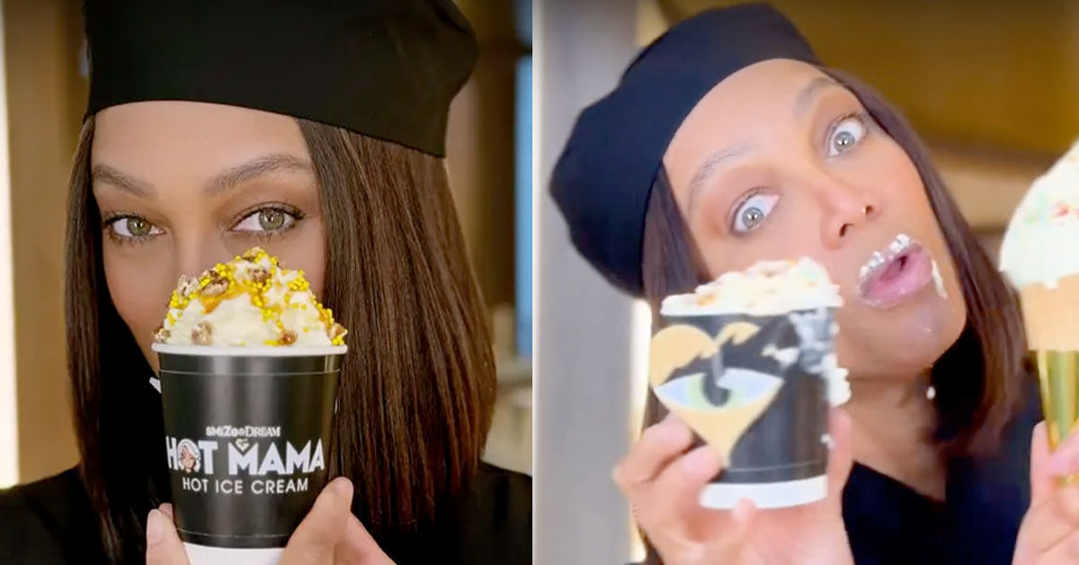 Tyra Banks Says She’s Created ‘Hot Ice Cream’