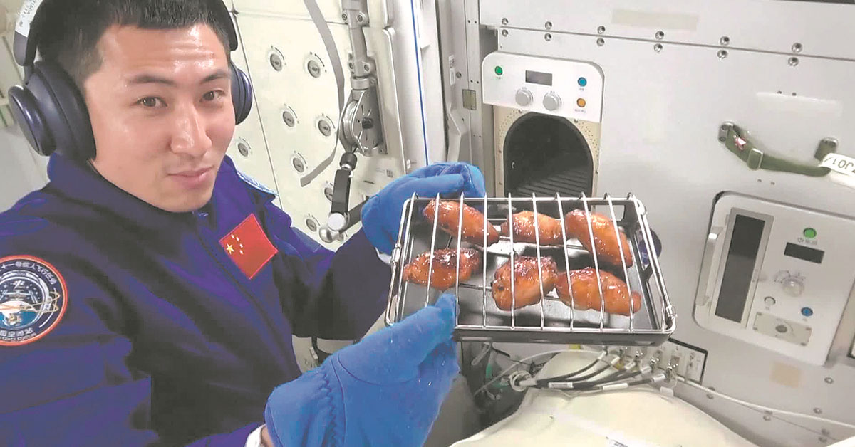 Astronauts Had a Chicken Barbecue in Space