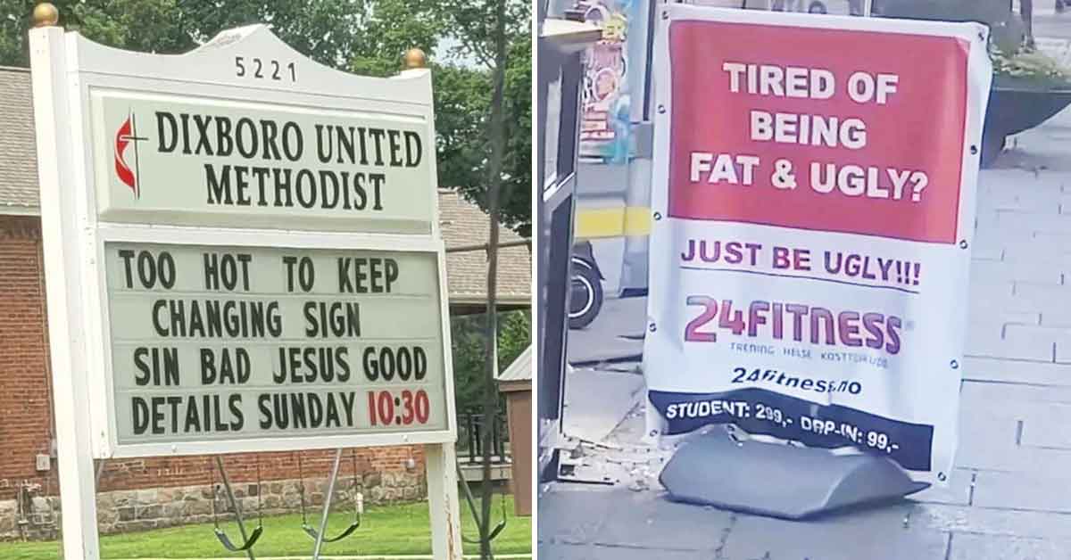 15 Chuckle-Worthy Signs and Publicly Posted Placards