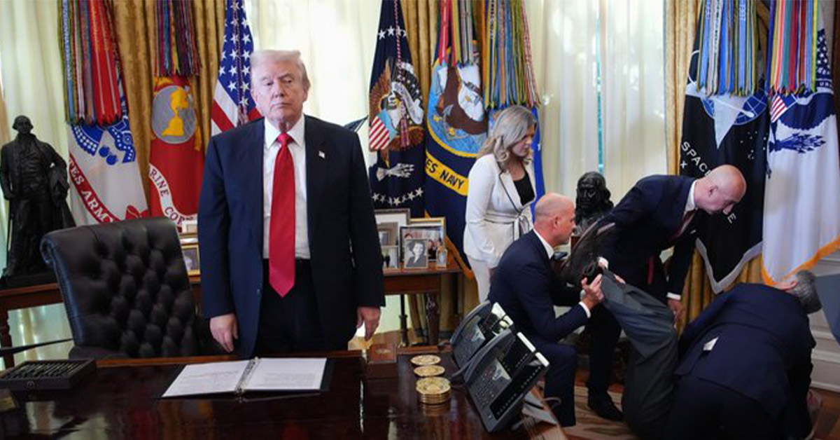 RFK Jr. Bolted After a Man Collapsed In the Oval Office 