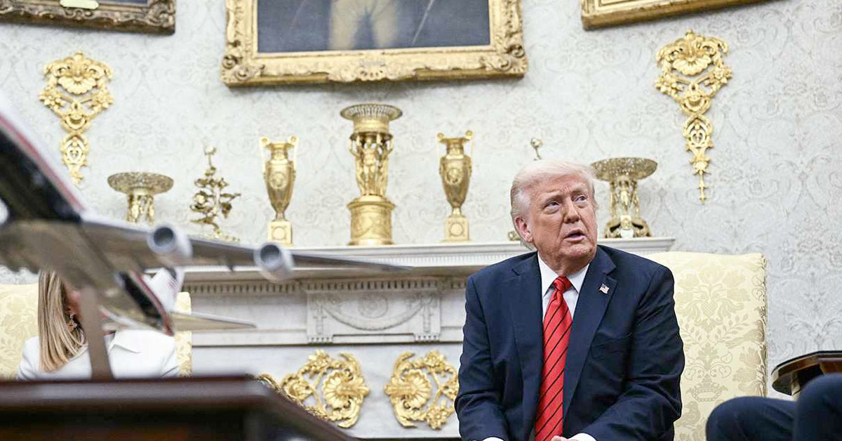 People Are Comparing the White House’s New Decor to The Cheesecake Factory