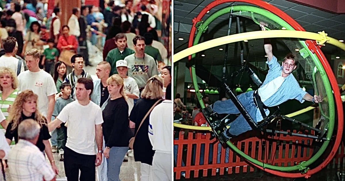 What a Trip To The Mall Looked Like In The 1990s