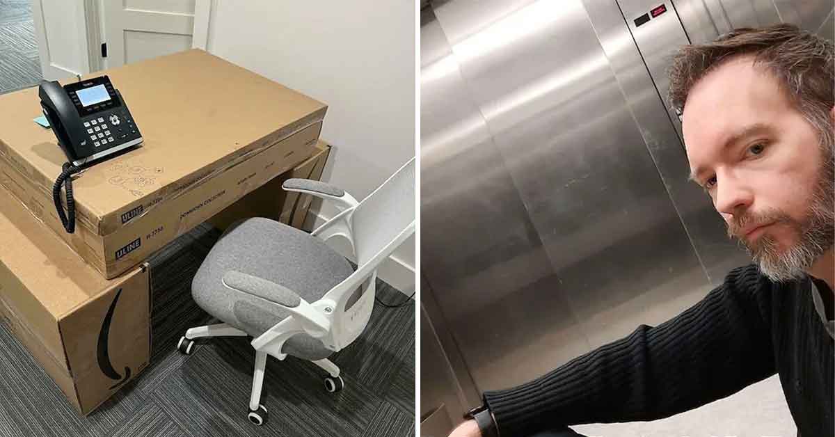 Photos Where People Are Having a Very Bad Day at Work