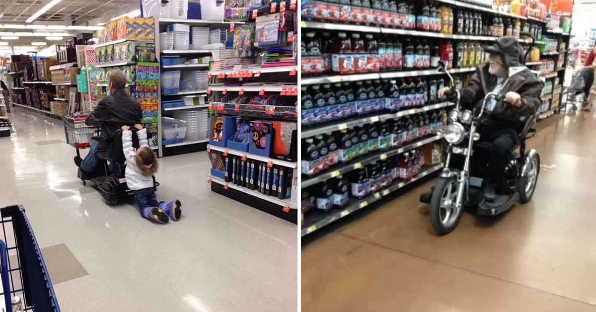 17 People of Walmart Making Themselves at Home