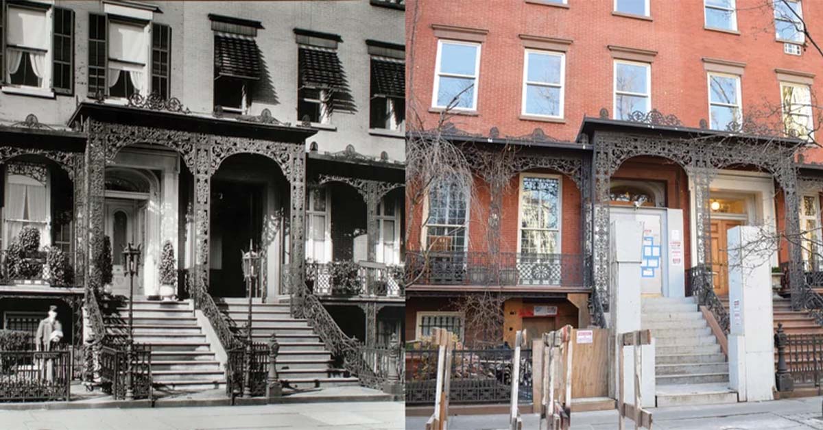 Photos of the Past and the Present Together