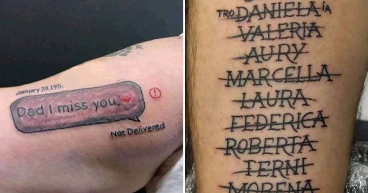 24 People With Terrible Tattoos They Should Regret